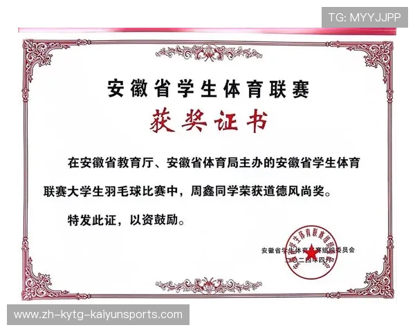 羽毛球相关证书